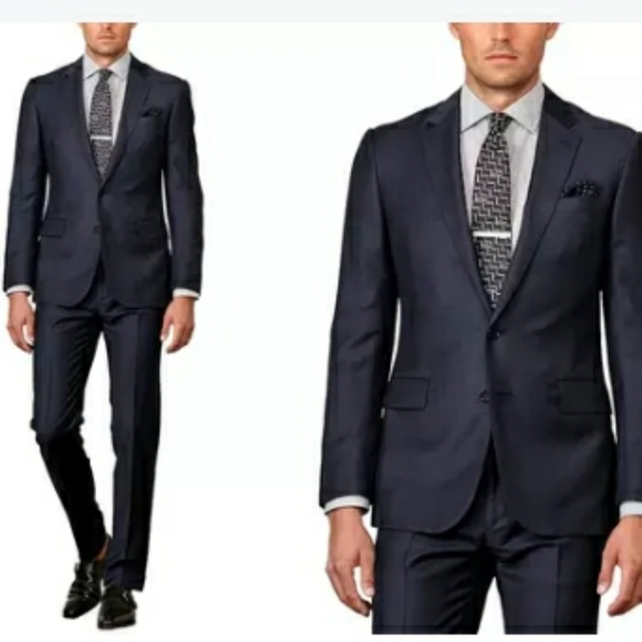 Verno 100% Virgin Wool classic fit suit (2 piece)